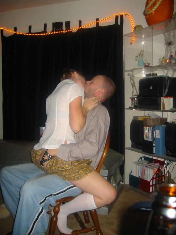 Dave and Lacey's Halloween Party 2002 - naugty schoolgirl Jena & Dallin 115-1532_IMG