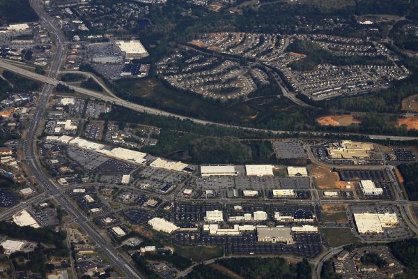 Retail Complex and Cancer Treatment at I-85 Newnan Georgia