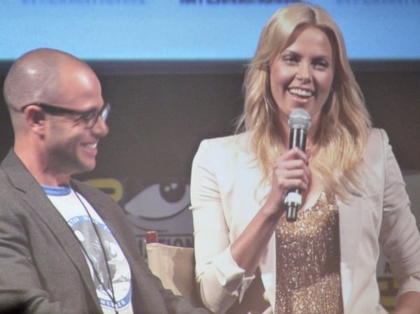 Damon Lindelof and Charlize Theron - Comic-Con - July 21, 2011