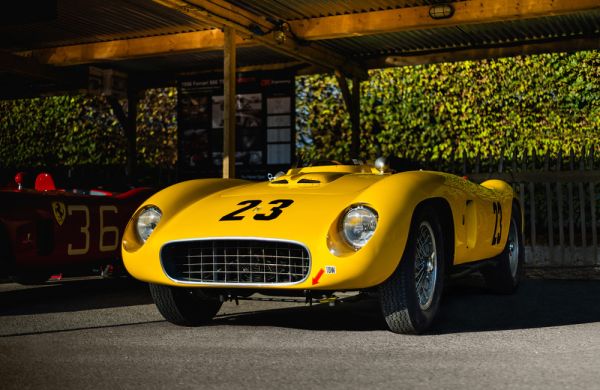 Steve Tillack - 1956 Ferrari 500 TR Scaglietti Spyder at the 2015 Goodwood Revival (Photo 1)