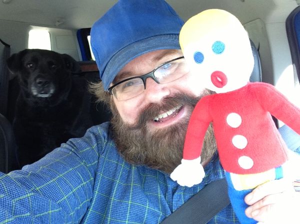 Mike Mozart Yard Sale-ing with Coco Puff Sept 7 2013