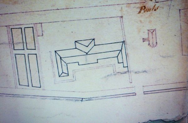 Montréal 1767. Résidence de Sir John Johnson.