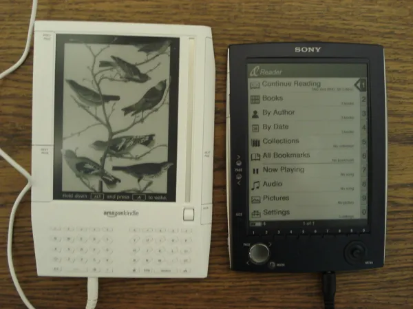 Amazon Kindle & Sony eBook