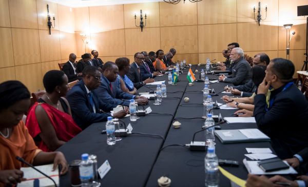 President Kagame hosts Prime Minister Narendra Modi of India for bilateral talks | Kigali, 23 July 2018