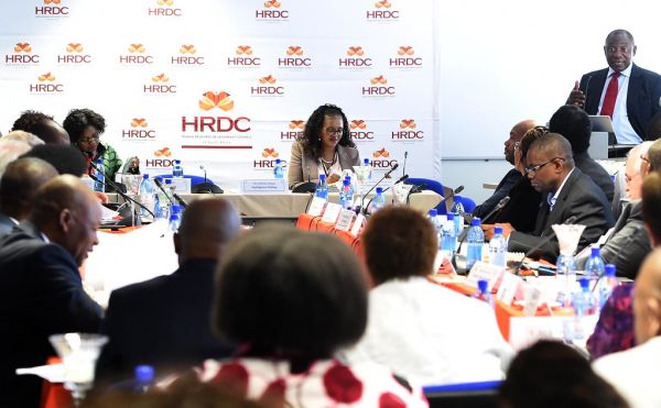 Deputy President Cyril Ramaphosa visits Gauteng Automotive Learning Centre and delivers opening remarks of last HRDC meeting