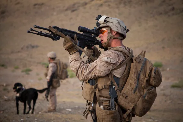 Afghan National Security Forces alongside Marines with 2/8 conduct Operation Nightmare [Image 9 of 50]