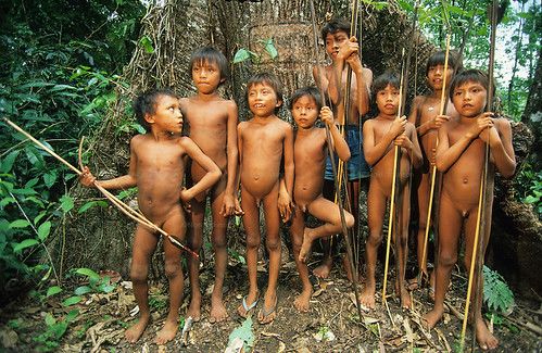 Yanomami indians, Amazon, Brazil