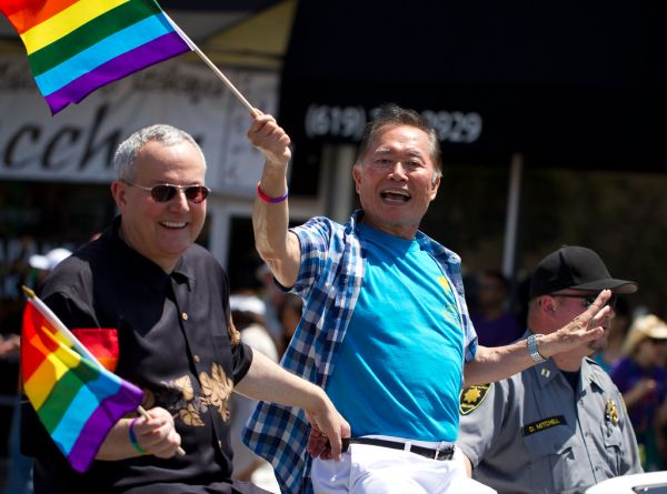 George Takei at the 2013 San Diego Gay Pride parade