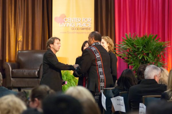 Charlize Theron at UC-Irvine Living Peace Series. December 4, 2010.