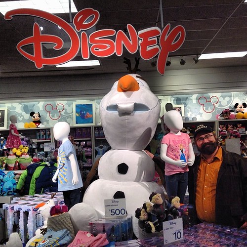 Giant Olaf the Snowman plush at JC Penney from Disney Movie Frozen $500! With Mike Mozart