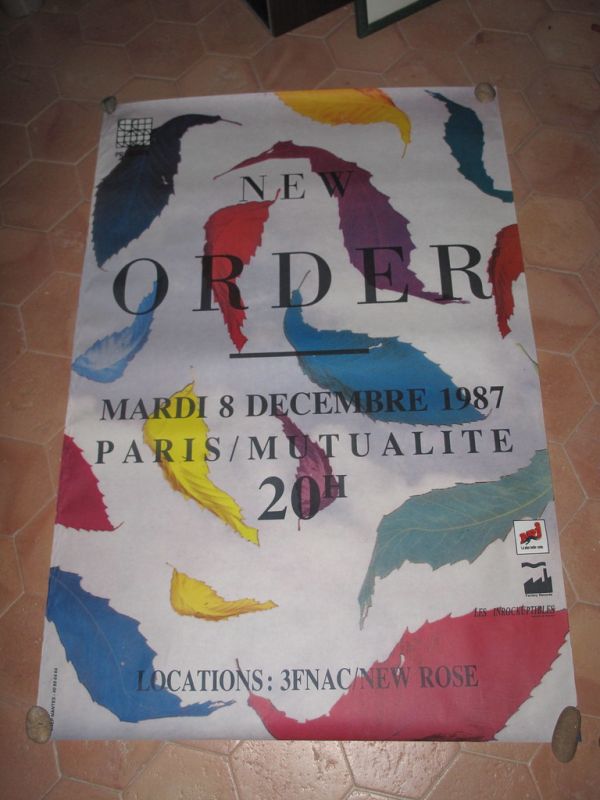new order 1987 PARIS LA MUTUALITE