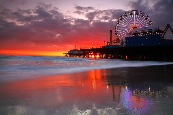 Santa Monica Pier, Ca - Earthshaker and the winds of change
