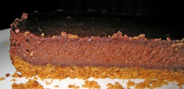 torta di ricotta al doppio cioccolato