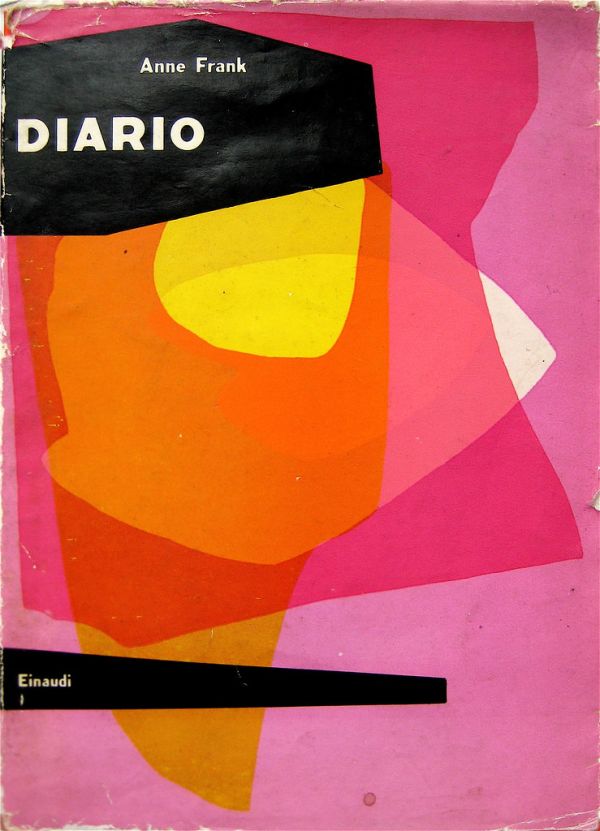Anne Frank, Diario, Einaudi 1954, [sovracoperta di Bruno Munari]
