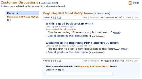 Amazon Discussion