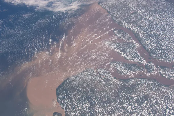 The northeast coast of Brazil and the Amazon River