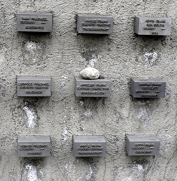 Frankfurt Alter jüdischer Friedhof Anne Frank