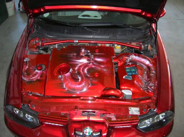 Alfa Romeo Tuning, Kustom Airbrush detail