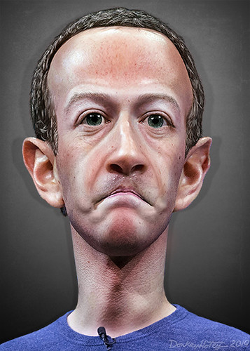 Mark Zuckerberg - Caricature