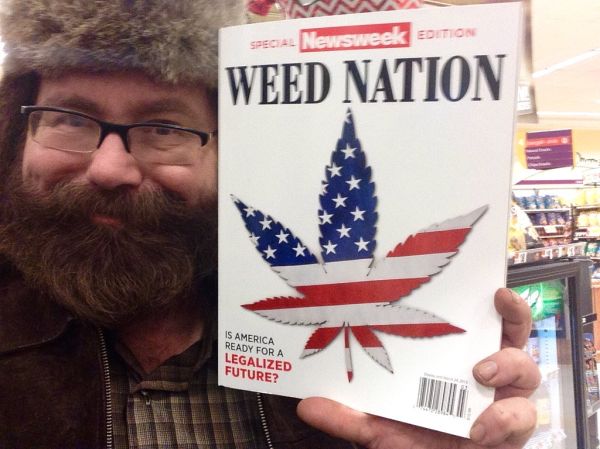 Marijuana Magazine Cover, 2/2015, by Mike Mozart of TheToyChannel and JeepersMedia on YouTube #Marijuana