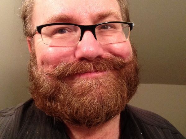 Mike Mozart's Beard Progress and Big Smile!