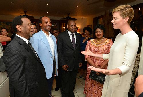 Dinner in support of the Global Fund with Charlize Theron, 01 August 2013