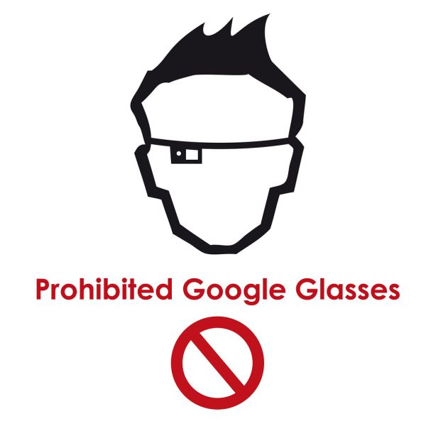 Prohibited Google Glass