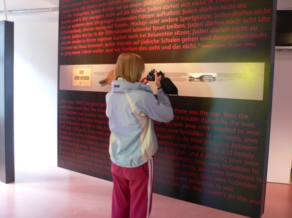 At the Anne Frank Museum in Berlin