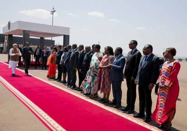 President Kagame bids farewell to Indian Prime Minister Narendra Modi as he departs Rwanda marking the end of his two day State Visit | Kigali, 24 July 2018