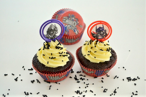Transformers Birthday Cupcakes