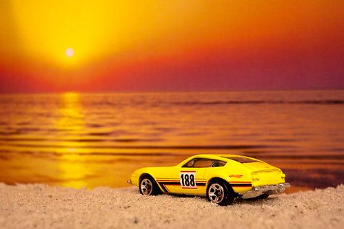 Model Car Sunset