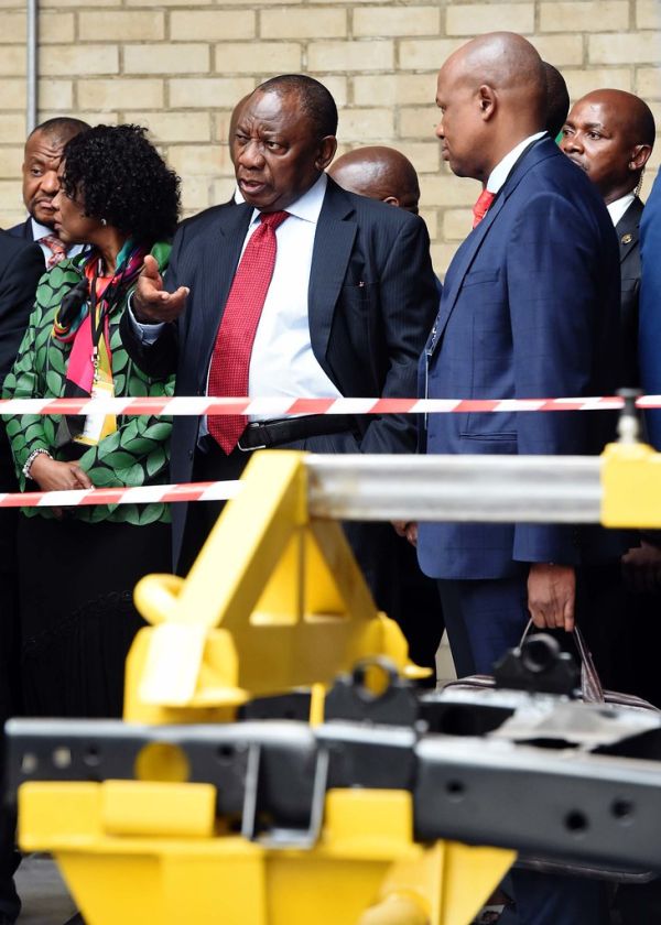 Deputy President Cyril Ramaphosa visits Gauteng Automotive Learning Centre and delivers opening remarks of last HRDC meeting