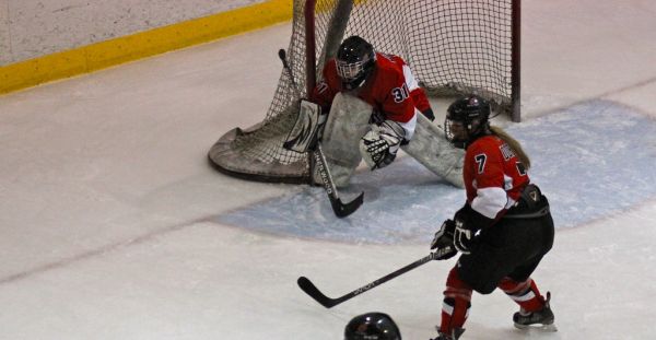The 2012 Chicago Fury U14 AAA Girls Hockey Team vs Naperville Sabres Boys Pee Wee's in an exhibition game at Rocket Ice Arena in Naperville, Illinois on February 22nd, 2013.