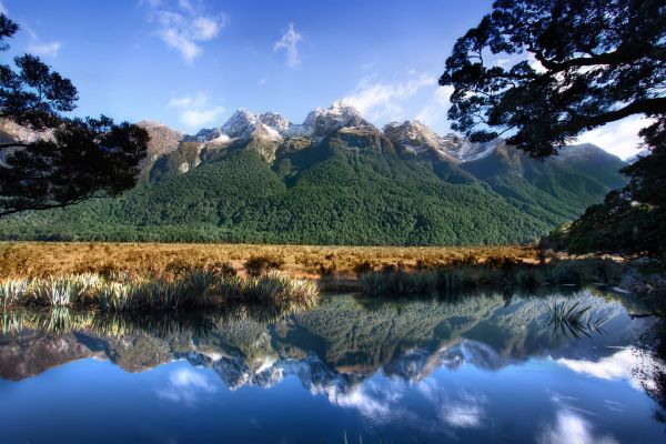 'Mother Nature's Mirror,' New Zealand, Milford Sound, Mirror Lake