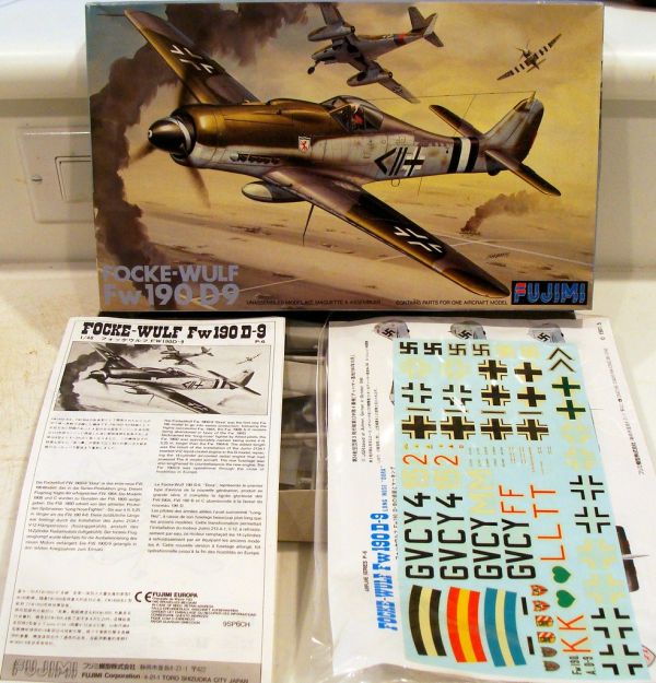 Fujimi 1996 Kit No P-6 1/48 Focke Wulf Fw190 D-9 'Dora'