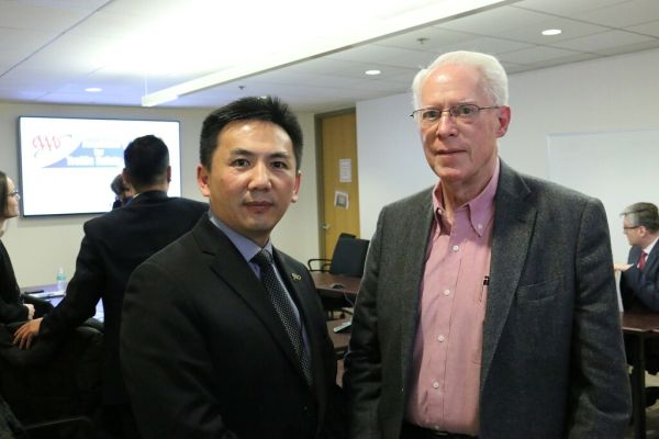Board Member Earl Weener (right) with AAA Foundation Executive Director David Yang (left)