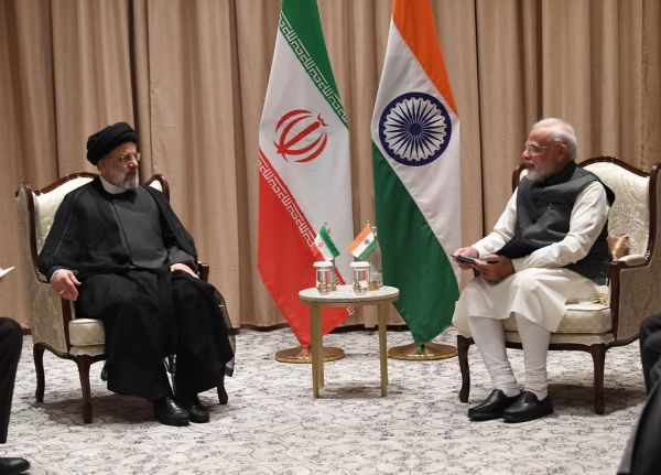 Prime Minister Shri Narendra Modi met H. E. Mr. Ebrahim Raisi, President of Iran on sidelines of the SCO Summit in Samarkand