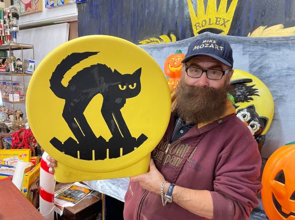 Sunhill Moon Series Blow Molded Outdoor Decor Halloween and Christmas variations Concept of Moon, Design and artwork by MiMo, Mike Mozart, Pics by Mike Mozart