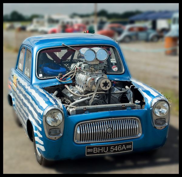 big engine, little car!