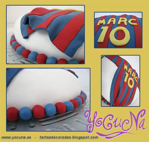 TARTA DECORADA CAMISETA BARÇA