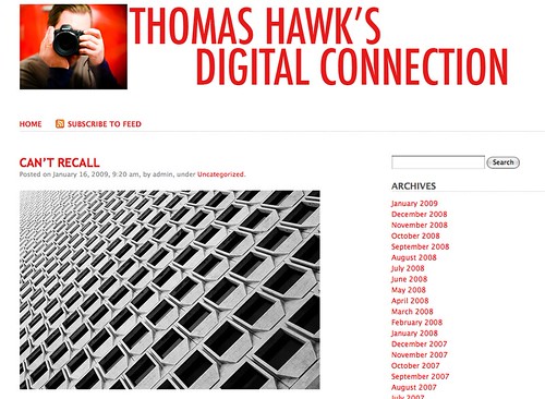 Thomas Hawk's Digital Connection, Now on WordPress
