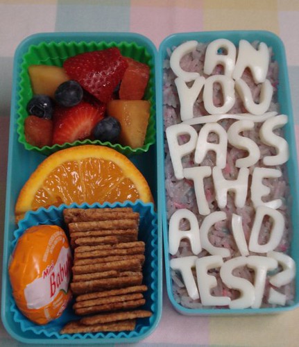 'Acid Test' bento