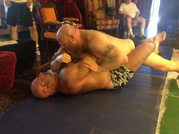 With Dave at Guerrilla Wrestling