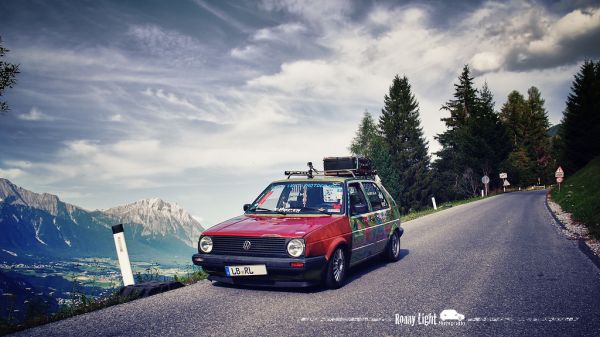 VW Golf MK2 CL Ratte Hoodride Automotive car photographer Ronny Light