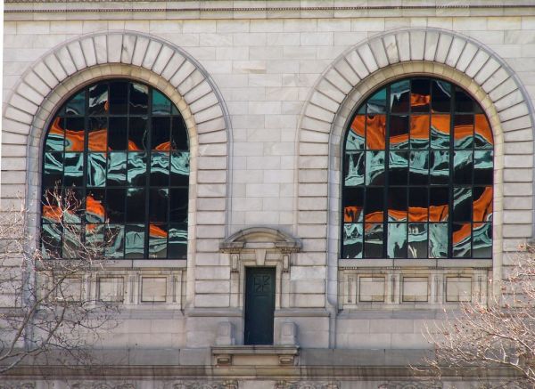 Back of New York Public Library