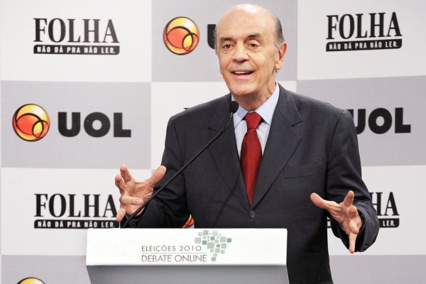 Serra no debate Folha/UOL