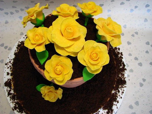 A Flower Pot for her Roses