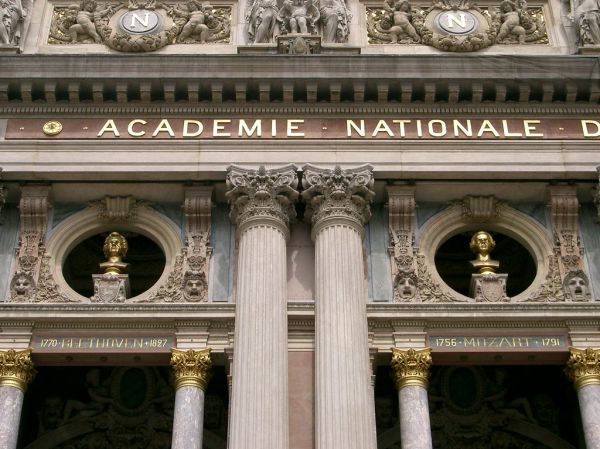 Busts of Beethoven and Mozart (Academie Nationale de Musique)