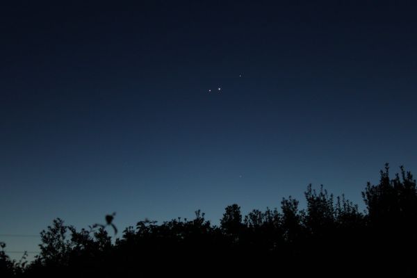 Mercury, Venus, Jupiter & Mars
