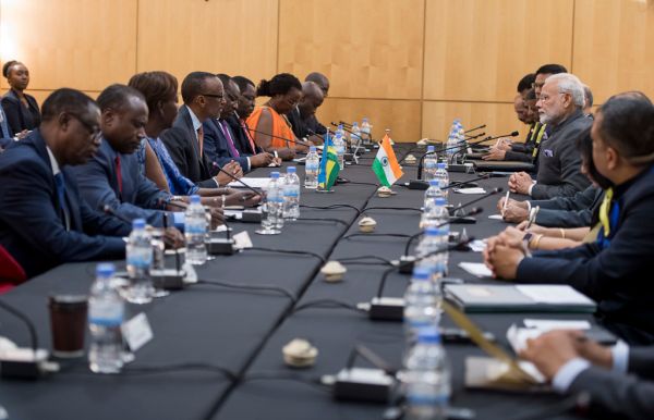 President Kagame hosts Prime Minister Narendra Modi of India for bilateral talks | Kigali, 23 July 2018